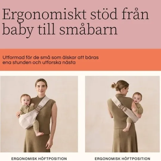 Ergobaby Upsie Höftsele Natural Beige