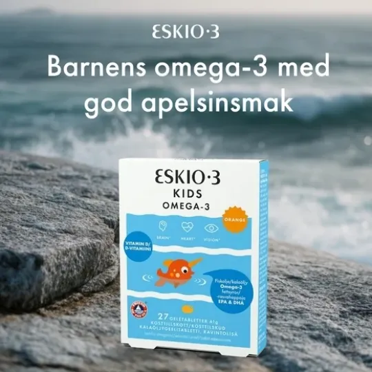 ESKIO-3 Kids Omega-3 Chewable 27 tuggtabletter