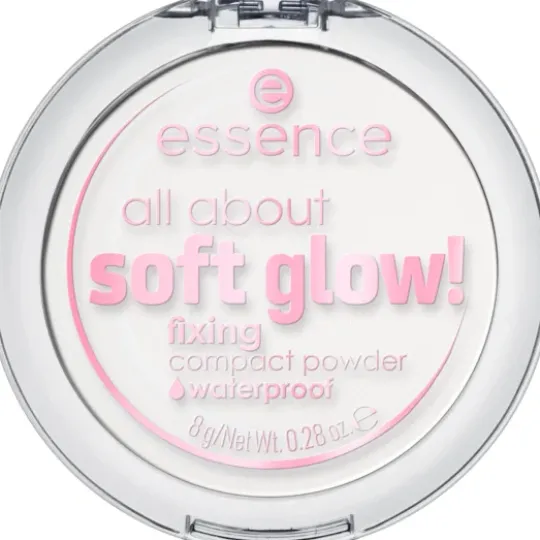 essence All About Soft Glow! Fixing Compact Powder Waterproof 8 g