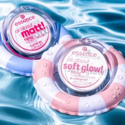essence All About Soft Glow! Fixing Compact Powder Waterproof 8 g