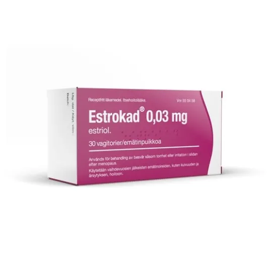 Estrokad, vagitorium 0,03 mg 30 st