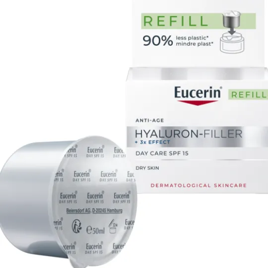 Eucerin Hyaluron-Filler + 3x Effect Day Dry Skin SPF15 Refill 50 ml