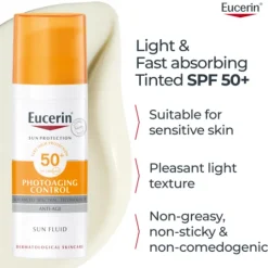 Eucerin Photoaging Control Sun Fluid SPF50+ 50 ml