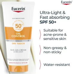 Eucerin Sun Gel-Cream Dry Touch SPF 50+ 200 ml