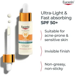 Eucerin Sun Oil Control​ Daily UV Serum​ SPF50+ 30 ml