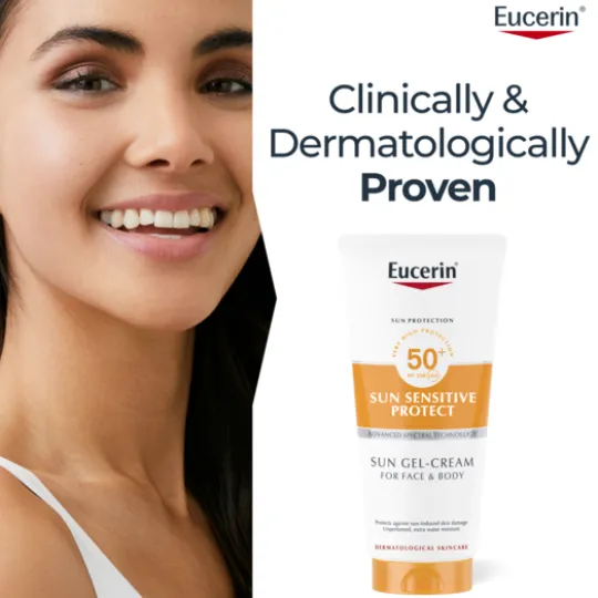 Eucerin Sun Sensitive Protect Gel Cream SPF50+ 200 ml