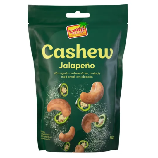 Exotic Snacks Cashew Jalapeño 140 g