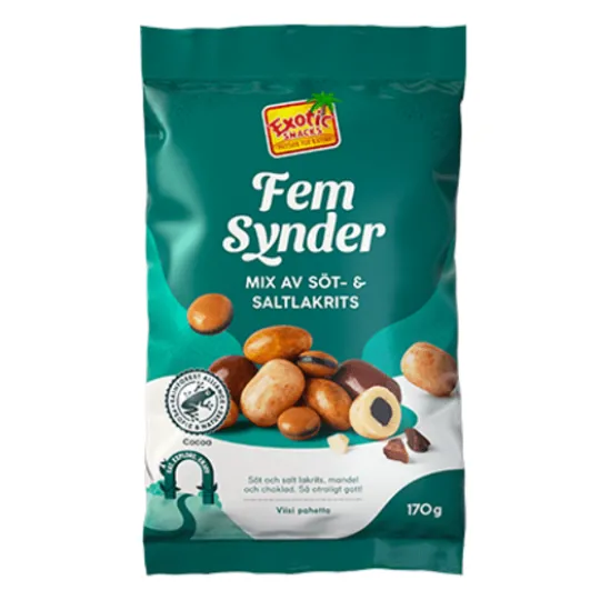 Exotic Snacks Fem Synder 170 g