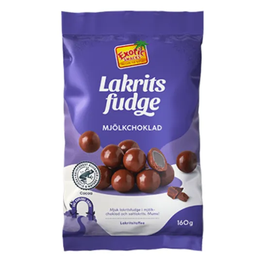 Exotic Snacks Lakritsfudge 160 g