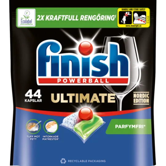 Finish Ultimate All-in-1 Parfymfri 44 st