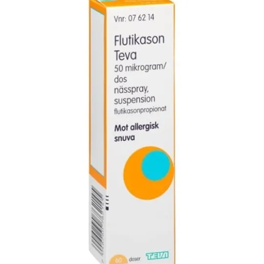 Flutikason Teva, nässpray, suspension 50 mikrogram/dos 60 doser