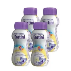 Fortini, komplett, drickfärdigt, barnkosttillägg, vanilj 4 x 200 ml