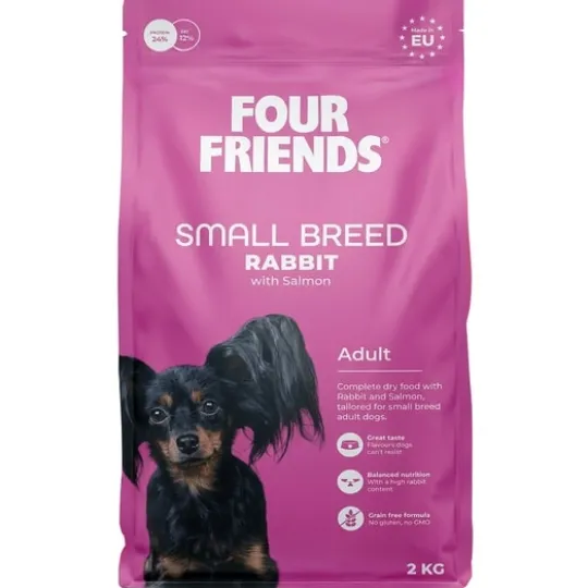 FourFriends Dog Small Breed Rabbit 2 kg