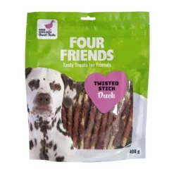 FourFriends Dog Twisted STick Duck 12,5 cm 40 st