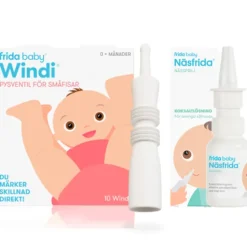 Frida Baby Pysventil Windi + Näsfrida Nässprej Babyrutin