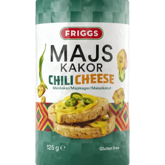 Friggs Majskakor Chilicheese 125 g
