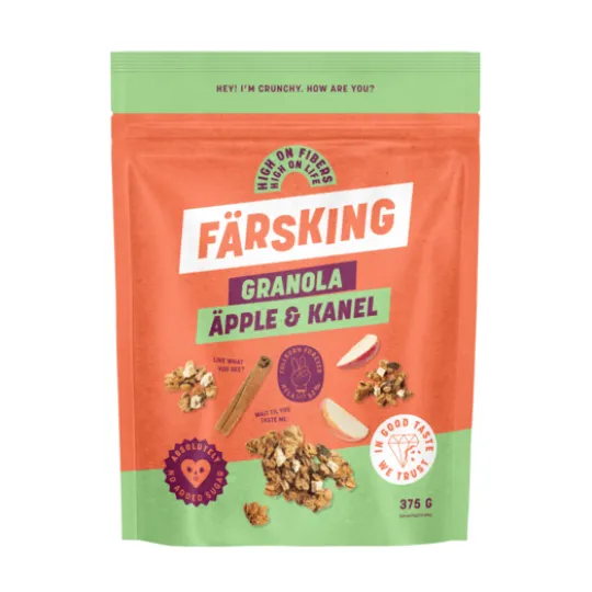 Färsking Granola Äpple Kanel 375 g