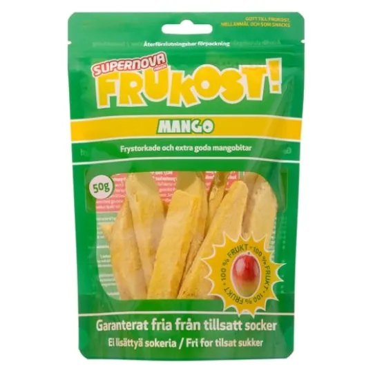 Frukost Frystorkad Mango 50 g