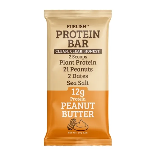 Fuelish Peanutbutter Plant Based Bar 50 g