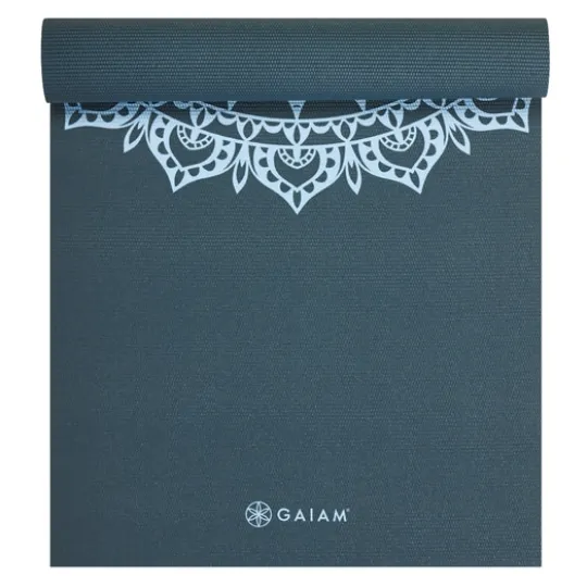 Gaiam Blue Aura Dove Marrakesh Yoga Mat Printed 5 mm