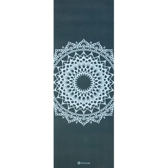 Gaiam Blue Aura Dove Marrakesh Yoga Mat Printed 5 mm