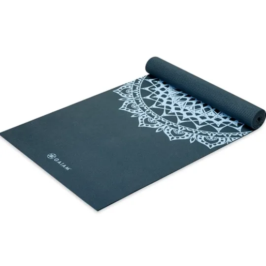 Gaiam Blue Aura Dove Marrakesh Yoga Mat Printed 5 mm