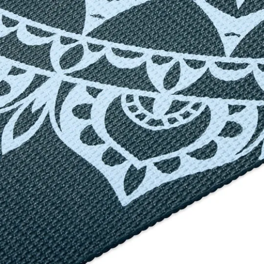 Gaiam Blue Aura Dove Marrakesh Yoga Mat Printed 5 mm