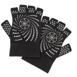 Gaiam Grippy Yoga Gloves Grey One Size