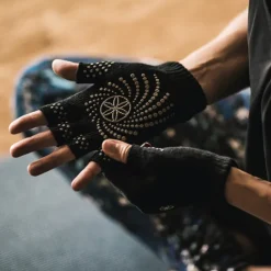 Gaiam Grippy Yoga Gloves Grey One Size
