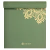 Gaiam Olive Haze Mandala Yoga Mat Printed 6 mm