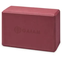 Gaiam Yoga Block Solid Cherry