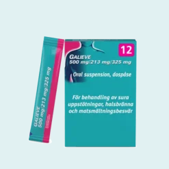 Galieve Oral Suspension mot Halsbränna & Matsmältningsbesvär Pepparmint 12x10 ml