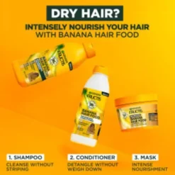 Garnier Fructis Hair Food Nourishing Schampo Banana 350 ml
