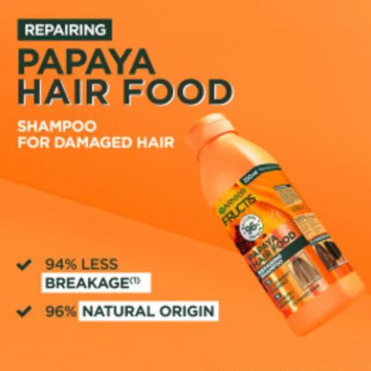 Garnier Fructis Hair Food Repairing Schampo Papaya 350 ml