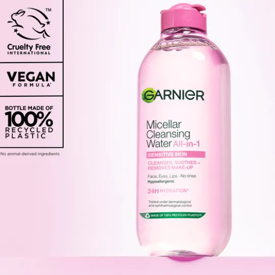 Garnier Micellar Cleansing Water All-in-1 Micellärvatten för normal och känslig hud 700 ml