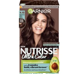 Garnier Nutrisse Ultra Color Permanent Hårfärg 4.15 Mahogany Ashy Brown
