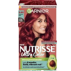 Garnier Nutrisse Ultra Color Permanent Hårfärg 6.60 Intense Red