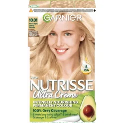 Garnier Nutrisse Ultra Créme Permanent Hårfärg 10.01 Extra Light Pearly Blonde