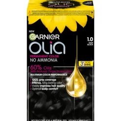 Garnier Olia Permanent Hårfärg 1.0 Deep Black