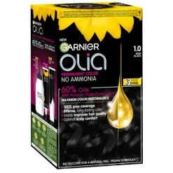 Garnier Olia Permanent Hårfärg 1.0 Deep Black