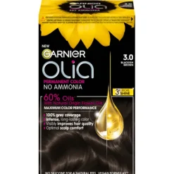 Garnier Olia Permanent Hårfärg 3.0 Blackish Brown