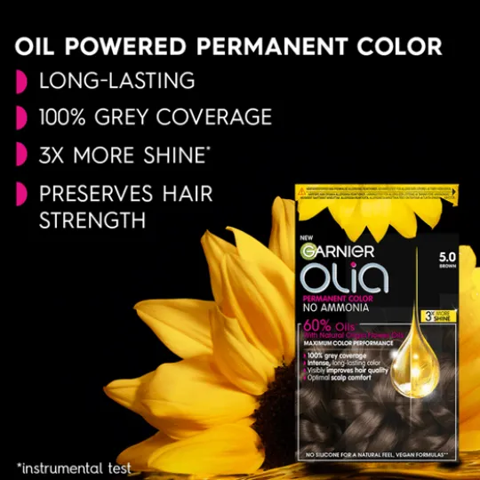 Garnier Olia Permanent Hårfärg 3.0 Blackish Brown
