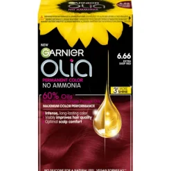 Garnier Olia Permanent Hårfärg 6.66 Extra Deep Red