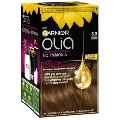 Garnier Olia Permanent Hårfärg 5.3 Golden Brown