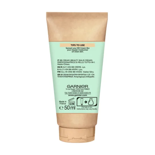 Garnier Skin Active BB Cream Original All-In-One Perfecting Care Light 50 ml