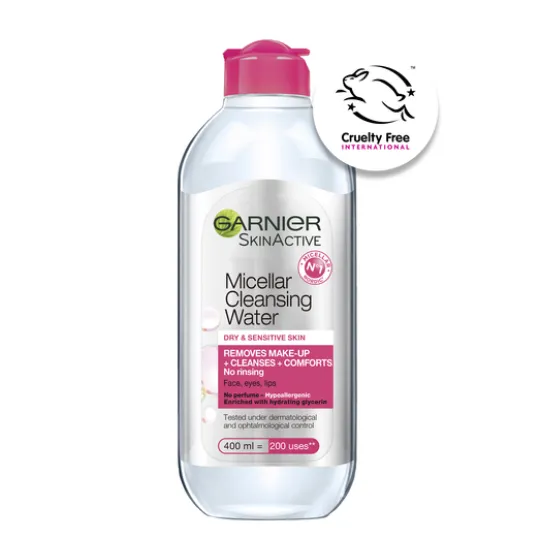 Garnier Skin Active Micellar Cleasing Water Dry & Sensitive Skin 400 ml