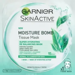 Garnier Skin Active Moisture Bomb Tissue Mask (Green)