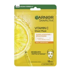 Garnier Skin Active Vitamin C Sheet Mask Super Hydrating + Brightening 28 g