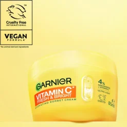 Garnier Vitamin C* Fresh & Bright Hydrating Sorbet Cream 85 ml