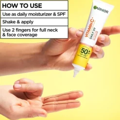 Garnier Vitamin C* Glow-Boosting Daily UV-Fluid SPF50+ Sheer Glow 40 ml